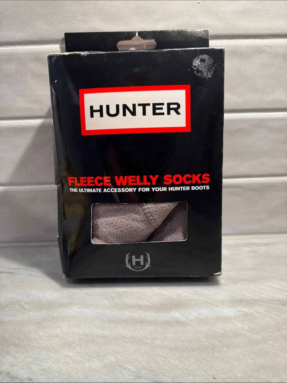 Hunter Fleece Welly Socks - Charcoal Sz: M / L NWOT